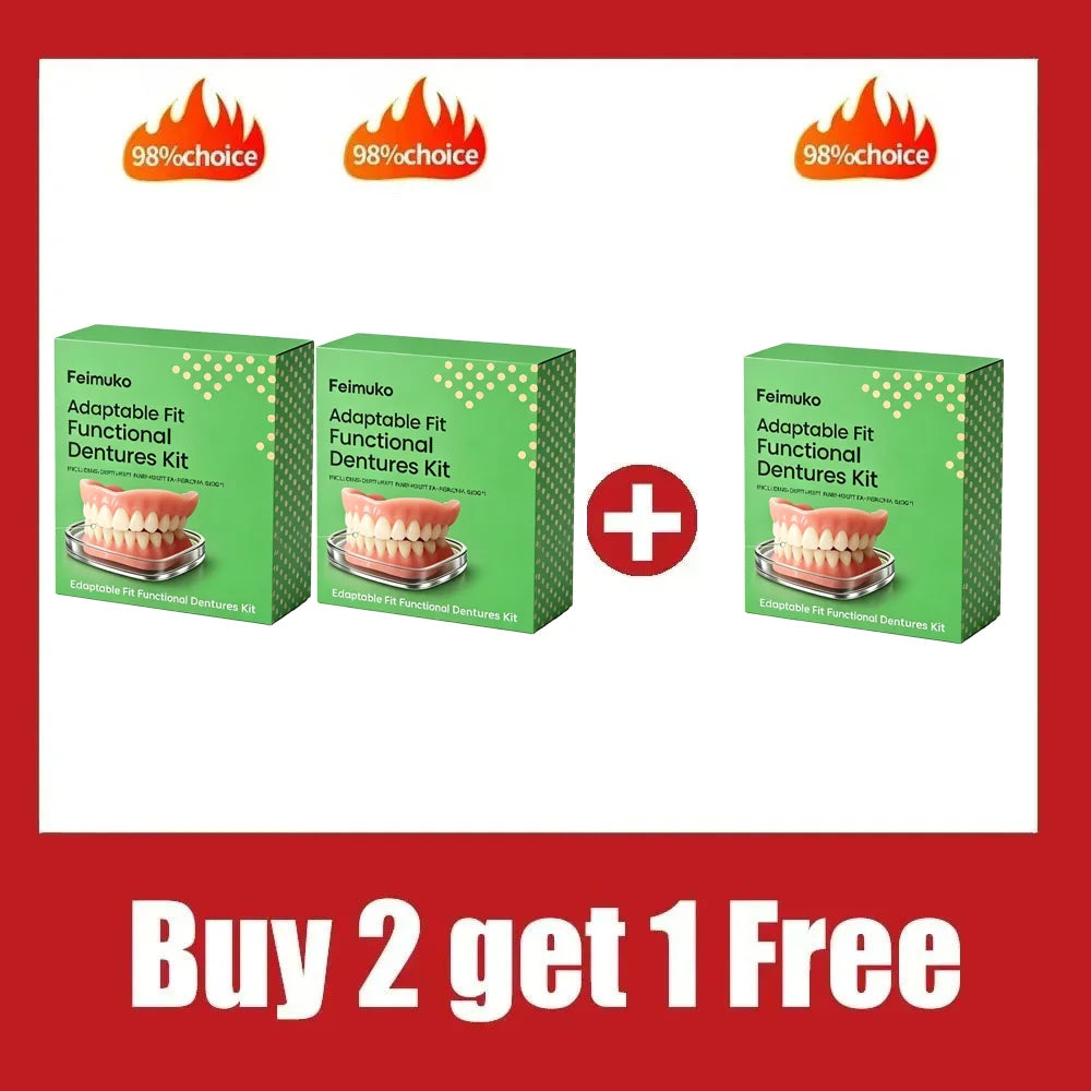 Comfort Fit Snap-On Dentures for Instant Realistic Smile - 9