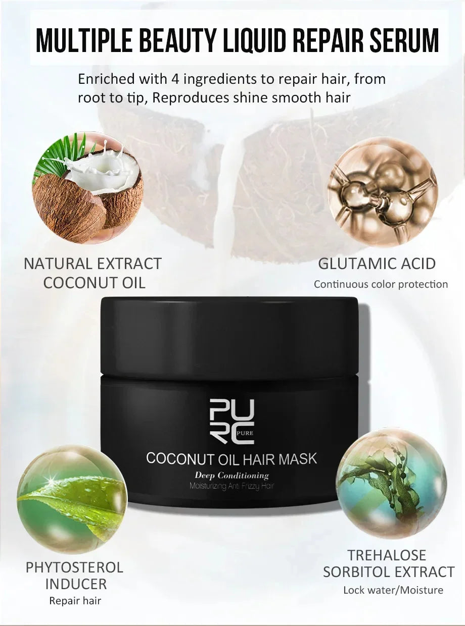 Deep Repair Collagen Hair Mask for Damaged Frizzy and Dry Hair