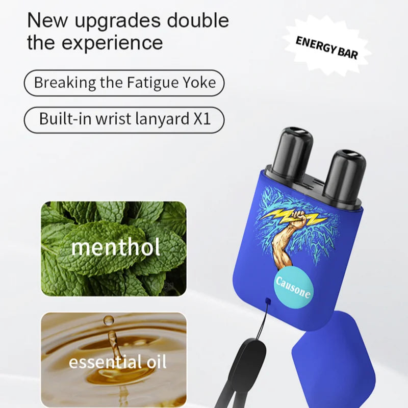 Double Hole Nasal Aromatherapy Inhaler for Refreshing Energy and Focus - 5