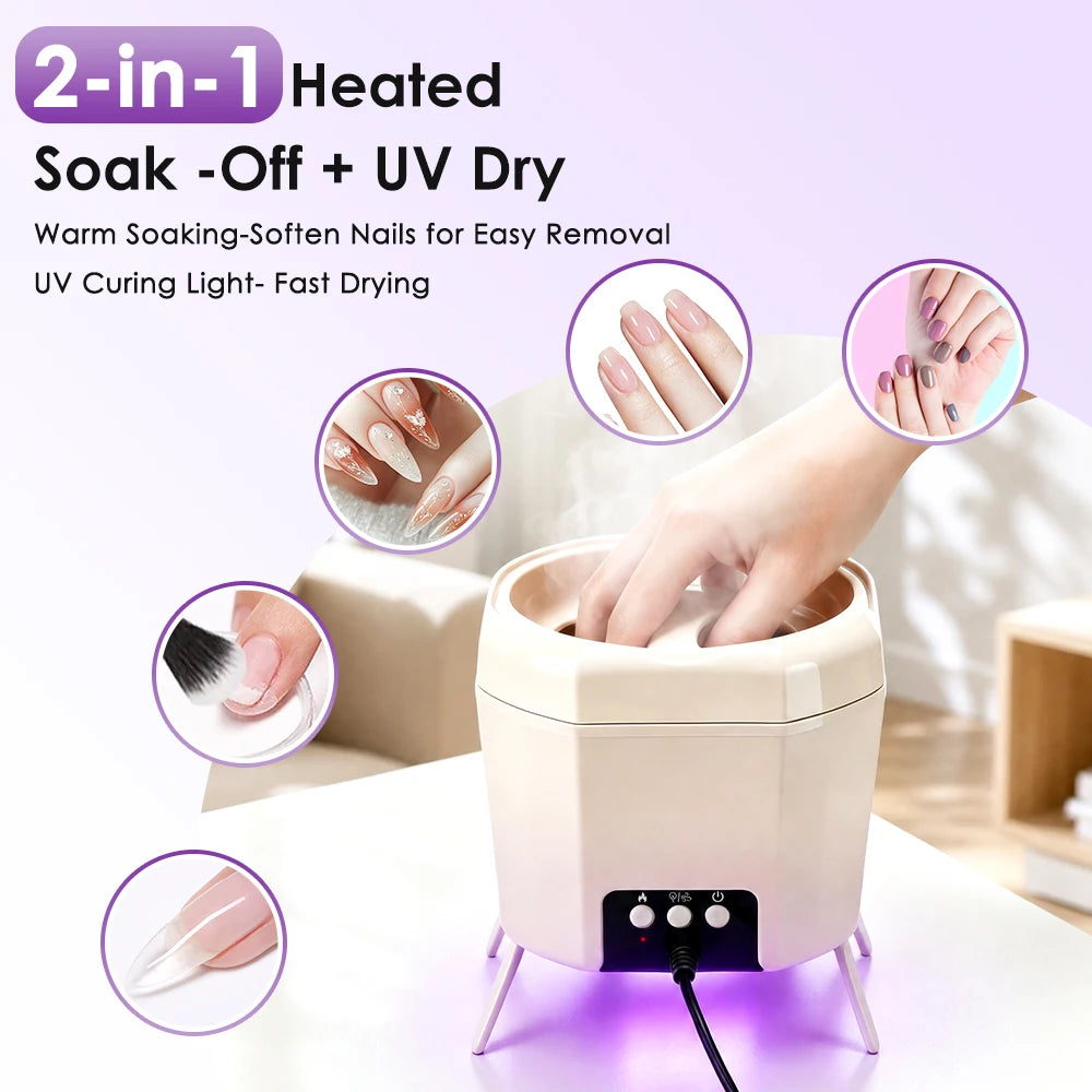 2-in-1 Electric Gel Nail Polish Remover and UV Dryer for Manicures