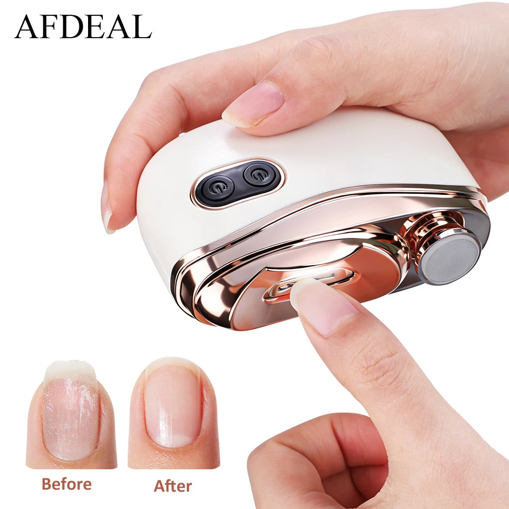 Automatic Electric Nail Trimmer and Polisher for Safe Manicure - 1