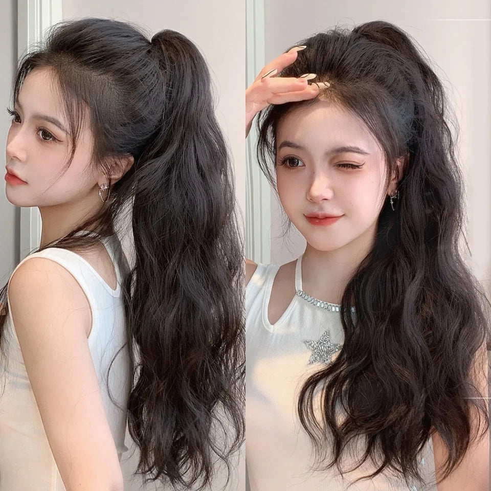 Long Wavy Claw Clip Ponytail Extension