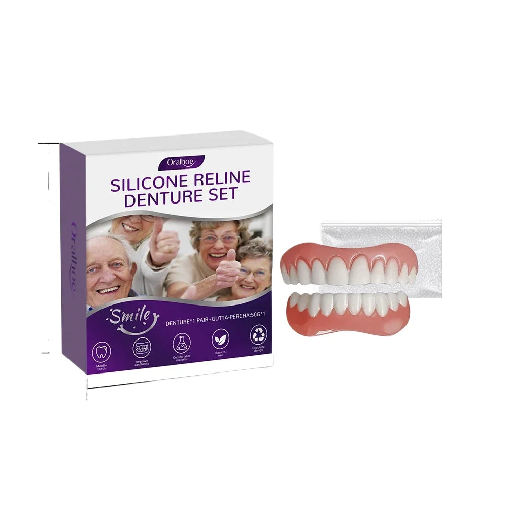 Professional Silicone Denture Reline and Comfort Fit Kit