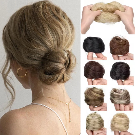 Messy Bun Hair Extension Scrunchie