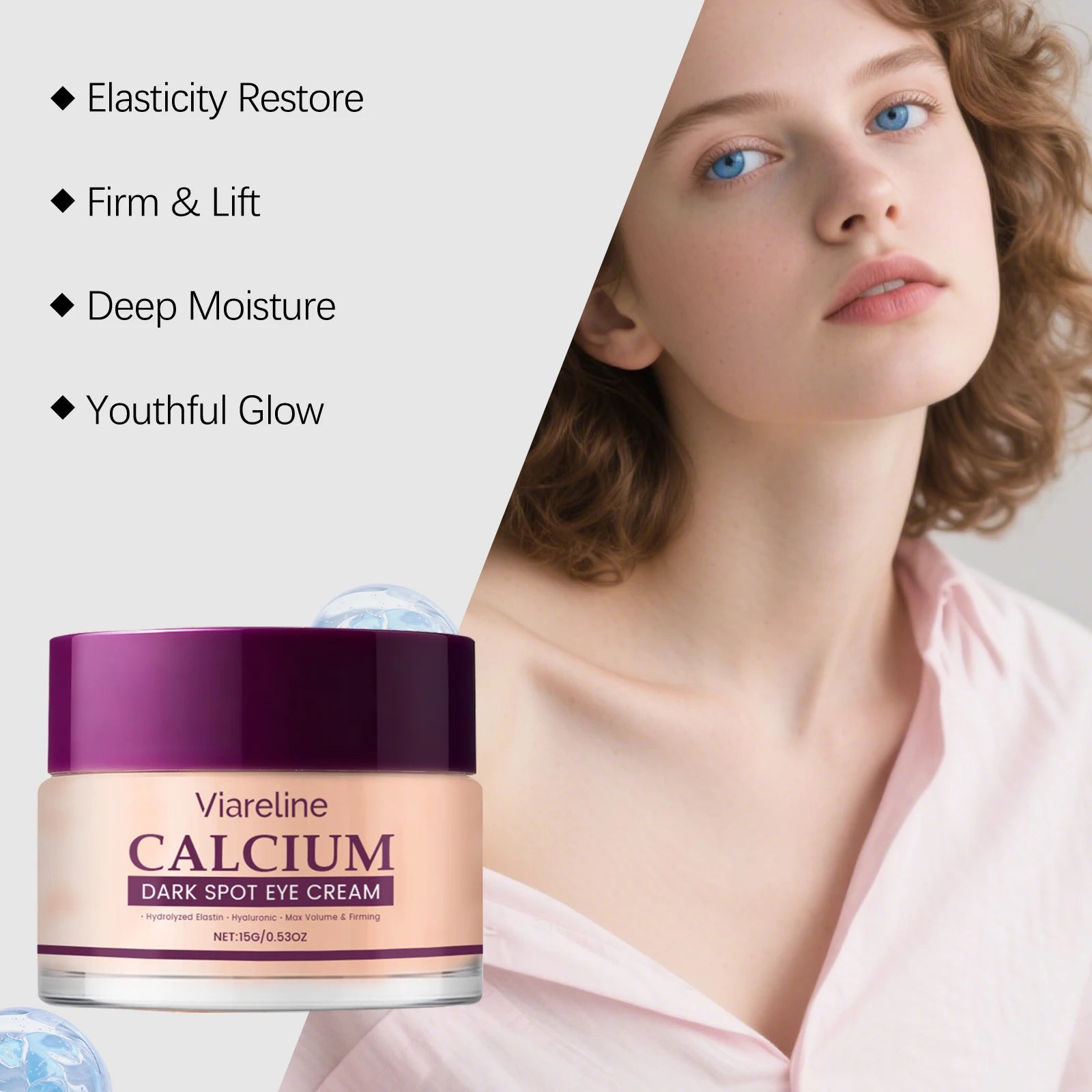 Hydrating Calcium Eye Cream for Dark Circles and Fine Lines - 11