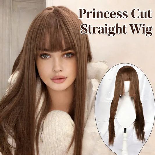 Long Straight Cosplay Wig for Parties and Daily Wear