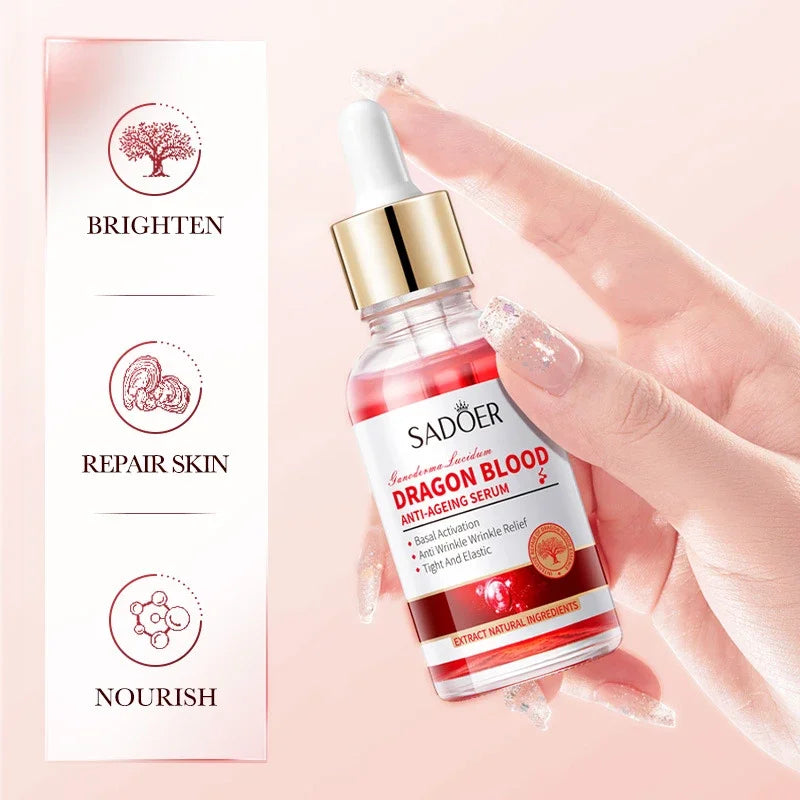 Anti-Aging Dragon Blood Facial Serum for Wrinkle Reduction and Firming - 4