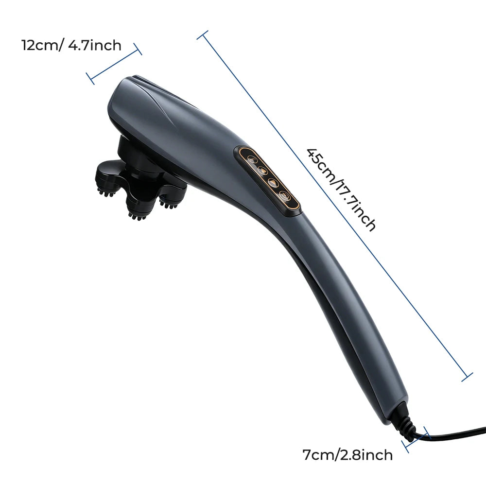 Electric Handheld Percussive Body Massager for Deep Tissue Muscle Relief