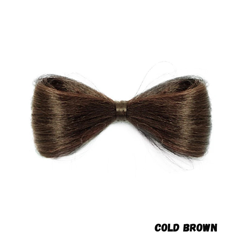 Synthetic Hair Bow Claw Clip Updo Hairpiece