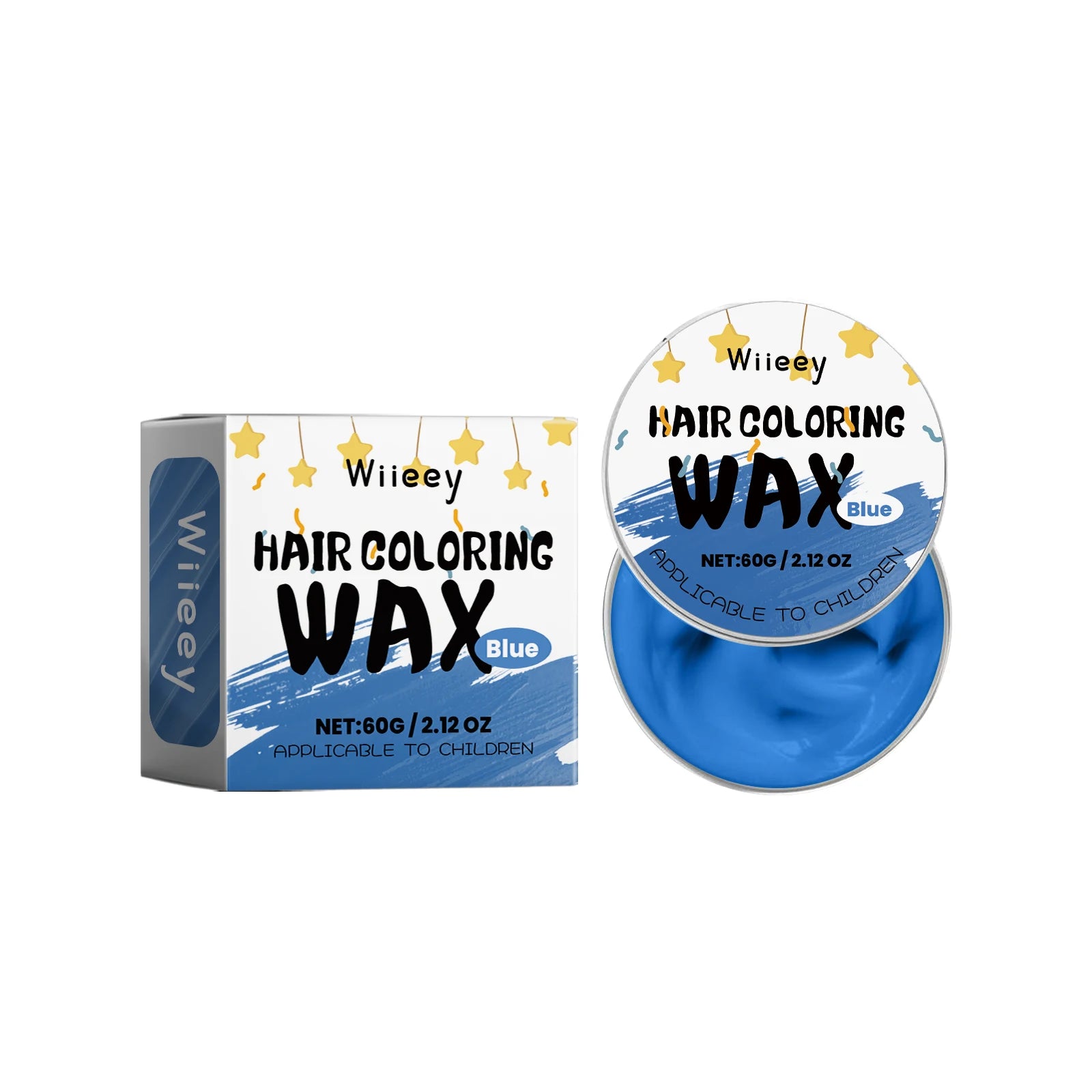 Temporary Washable Hair Color Wax for Kids and Party Styling - 6