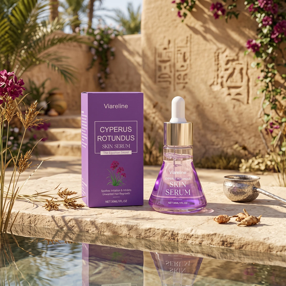 Hair Growth Inhibitor Serum for Smooth Skin After Shaving or Waxing