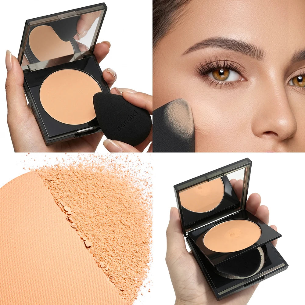Oil Control Matte Pressed Powder for Flawless Long Lasting Face Makeup