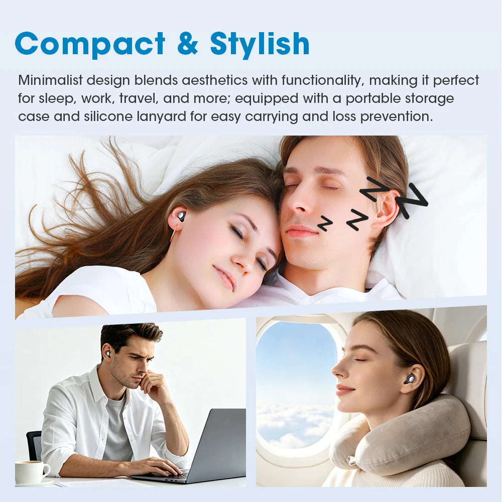 Reusable Noise-Canceling Sleep Earplugs for Travel and Quiet Focus