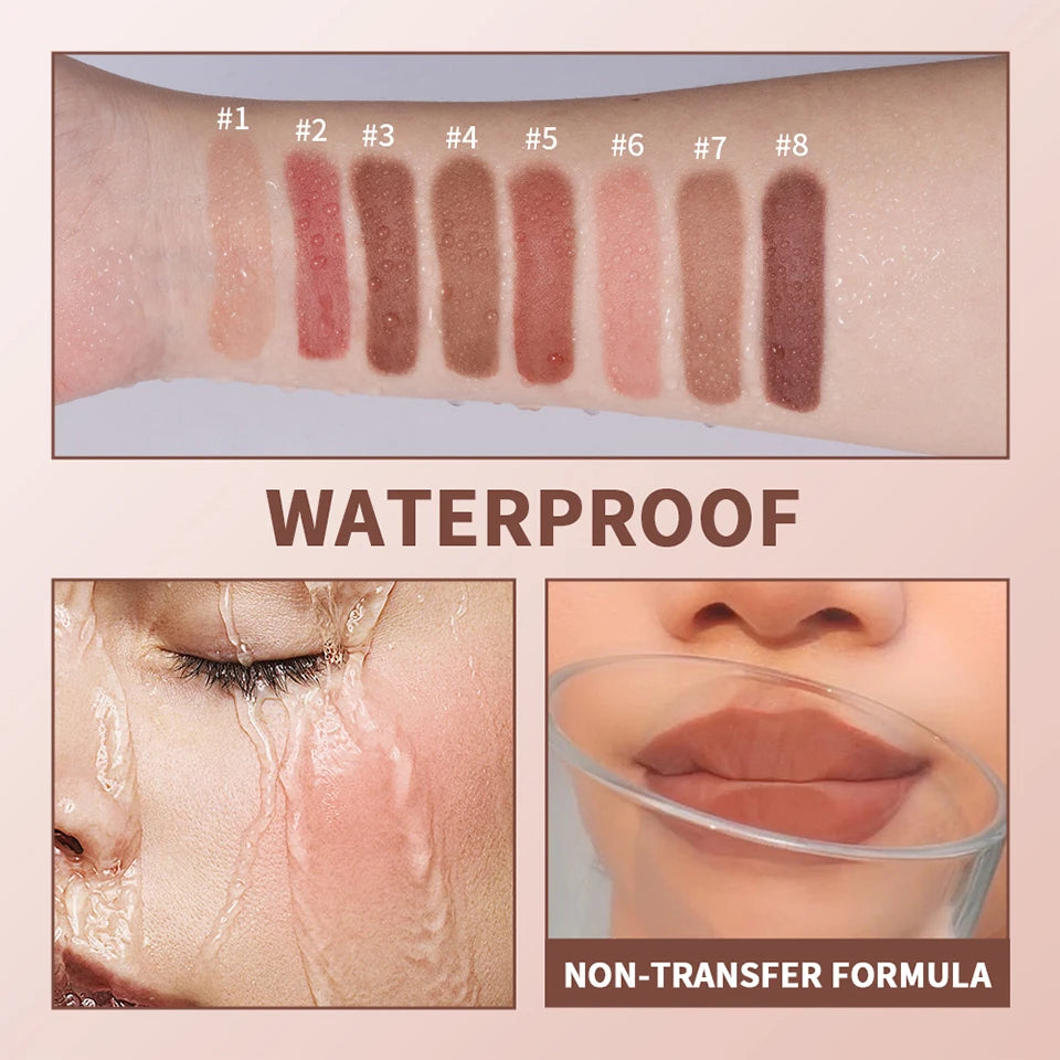 2-in-1 Waterproof Air Cushion Lip Cream and Face Blush Makeup - 12