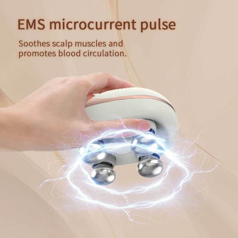 Waterproof Cordless Electric Scalp and Full Body Massage Machine