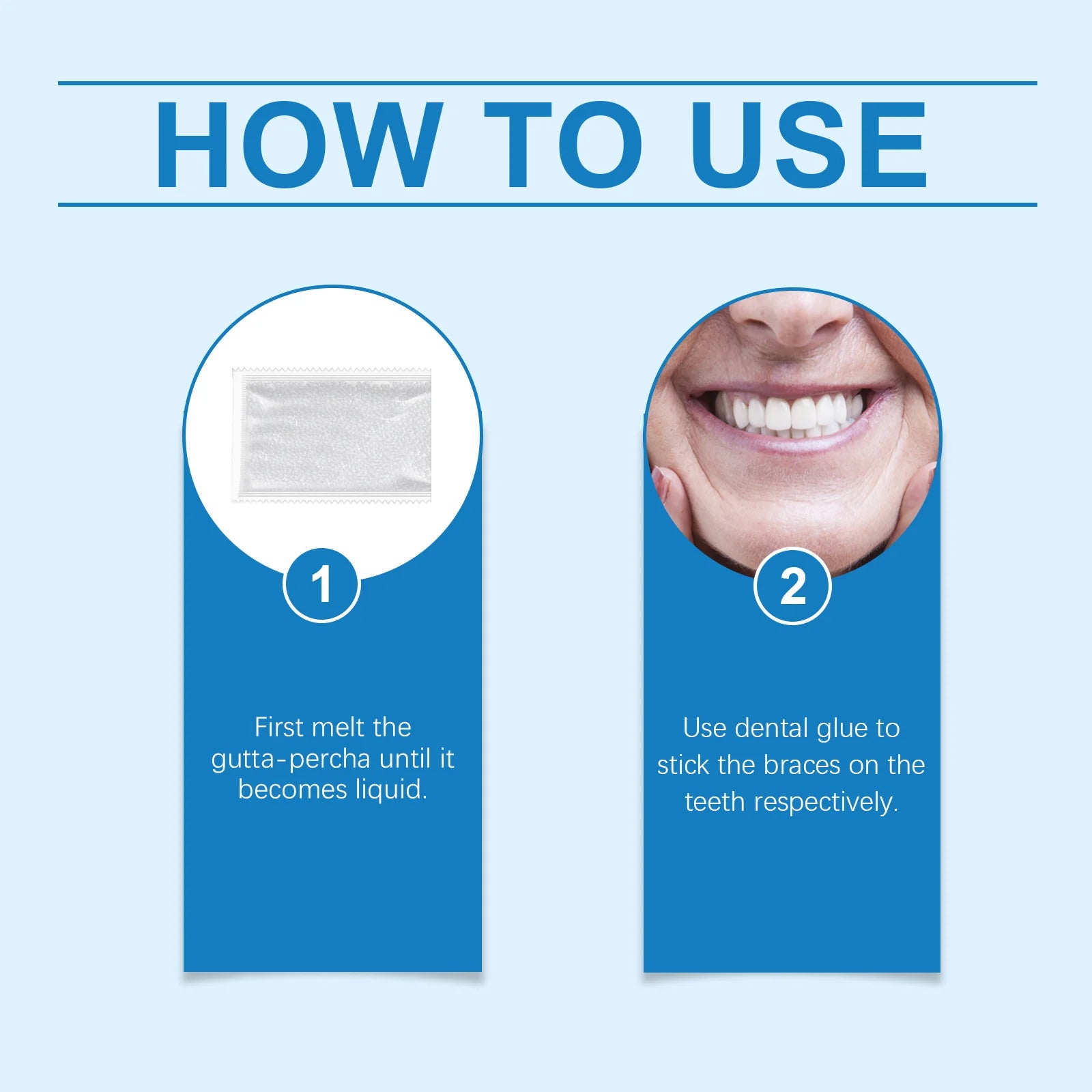 Comfortable Silicone Full Denture Set for Natural Looking Teeth Smile - 14