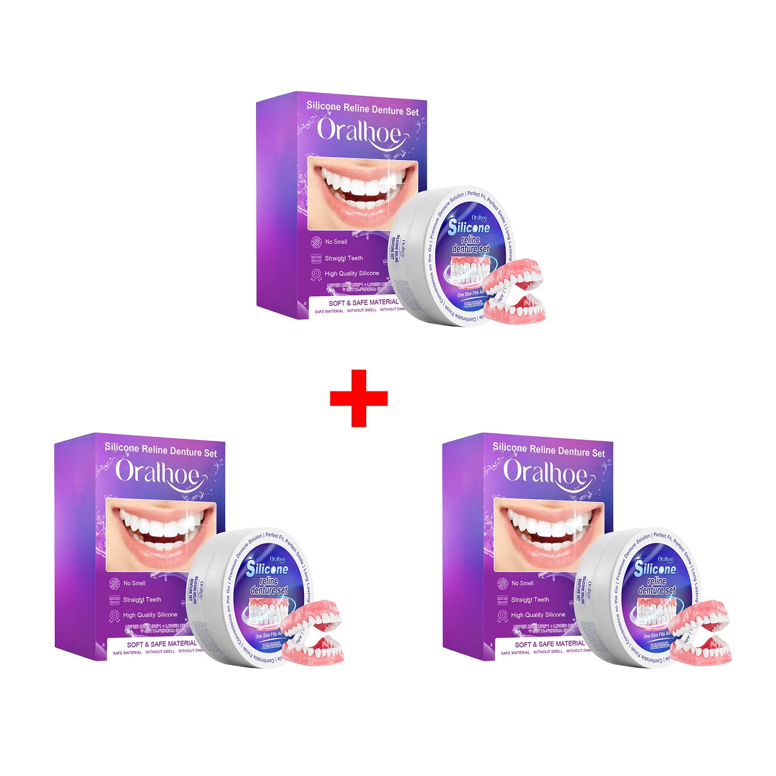 Silicone Denture Reline Set for Comfortable Fit and Natural Smile - 19