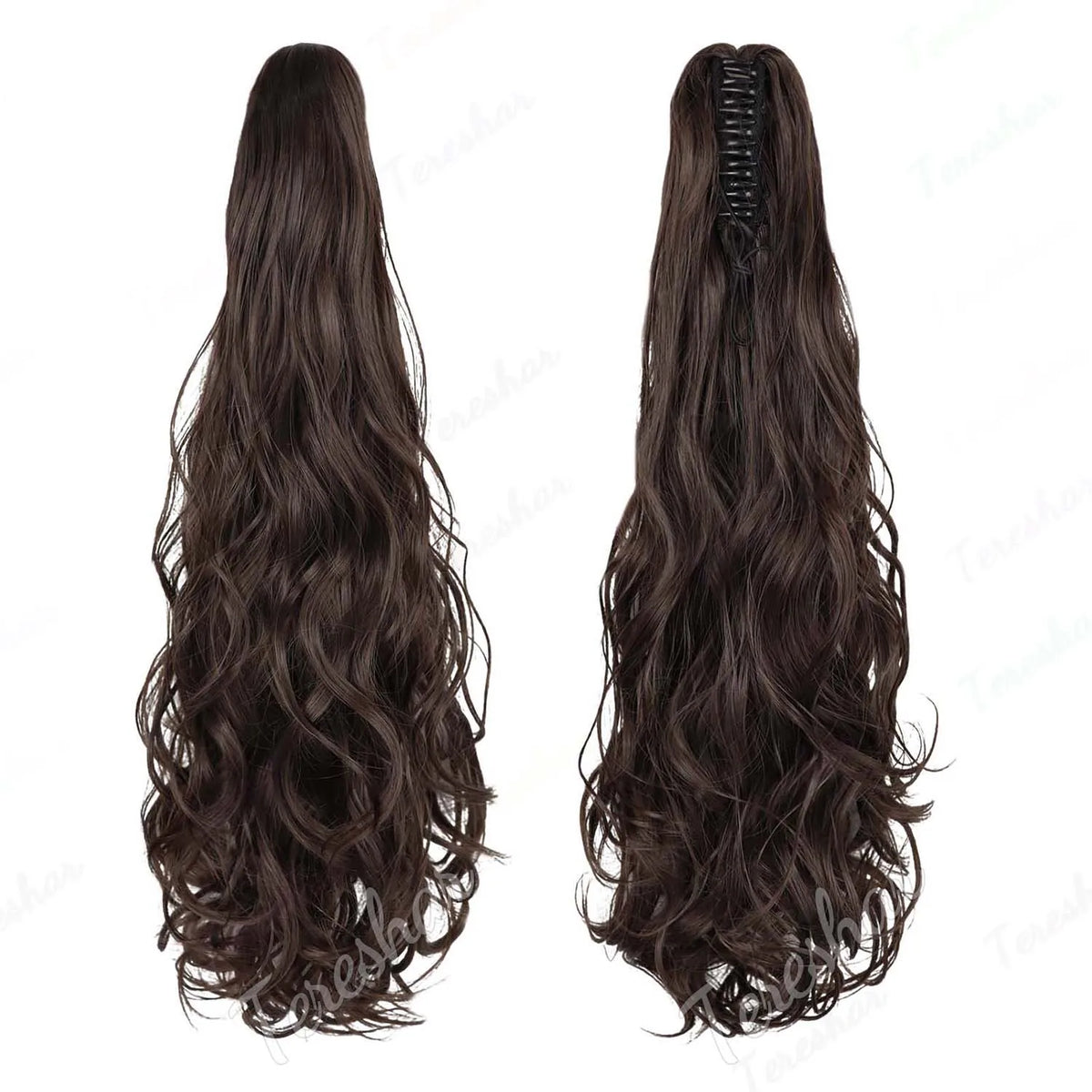 Wavy Claw Clip Ponytail Extension for Instant Volume and Length