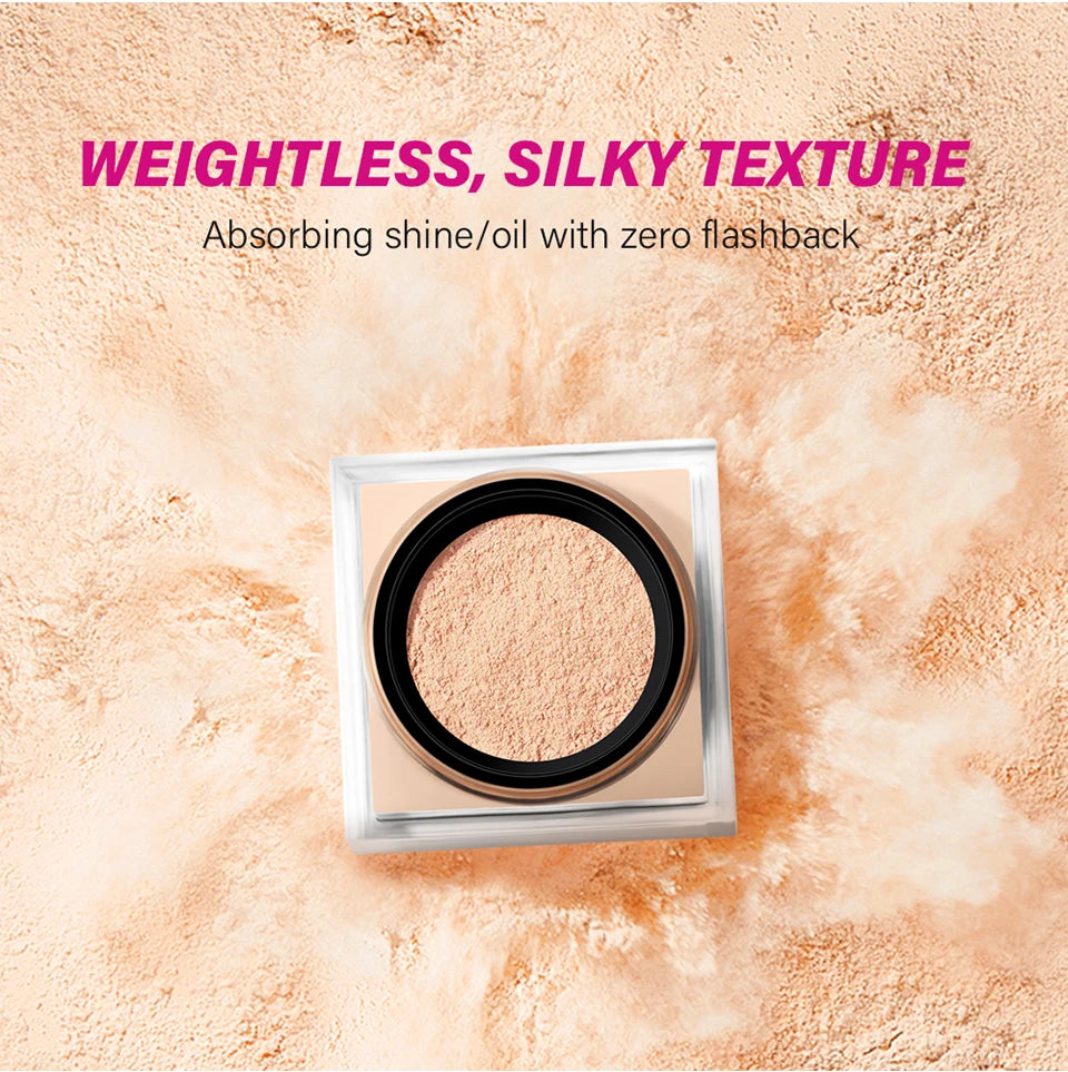 Oil Control Loose Setting Powder for Flawless Matte Finish Makeup - 12