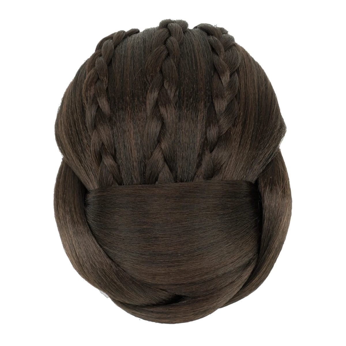 Synthetic Braided Chignon Hair Bun for Elegant Updos