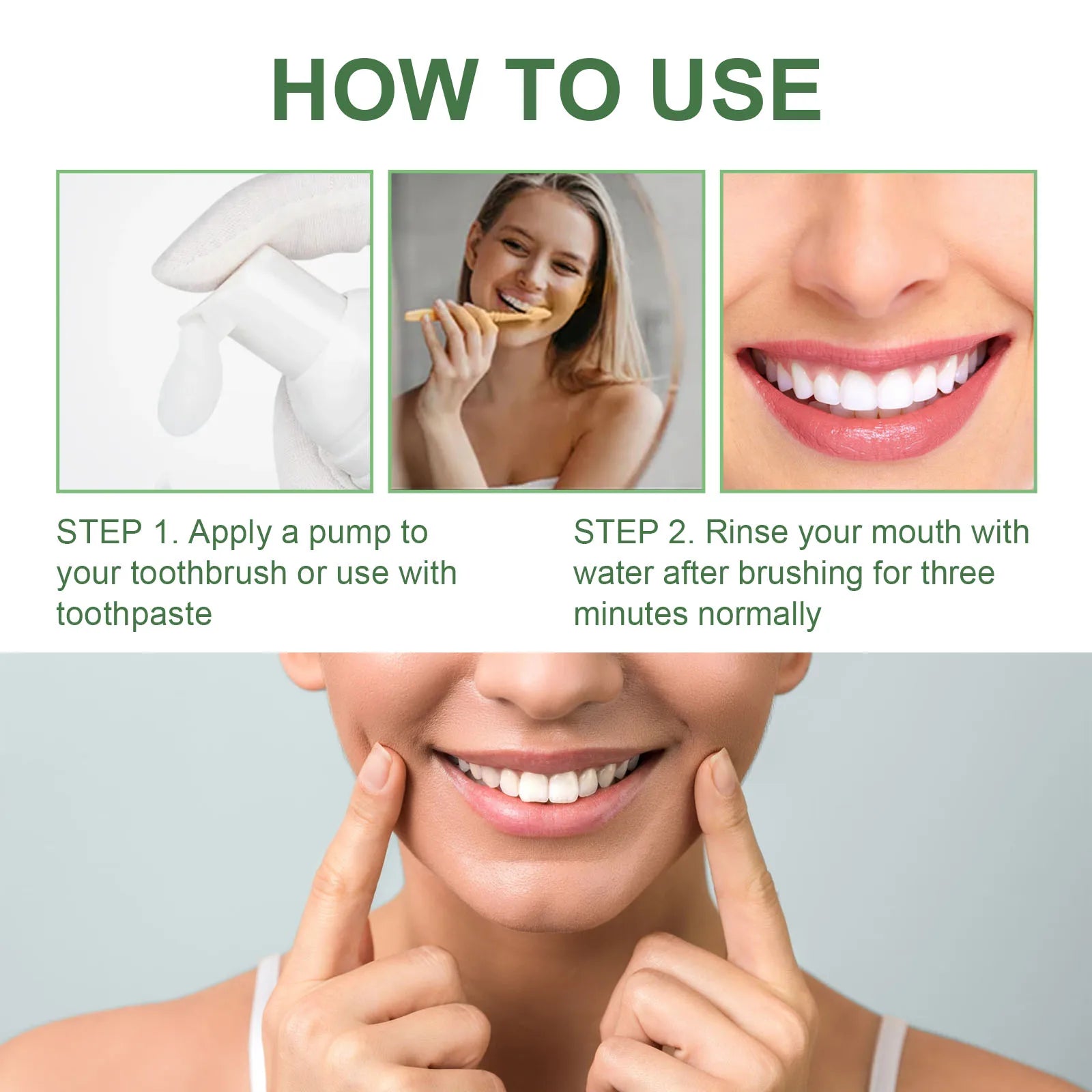 Foaming Teeth Whitening Mousse for Stain Removal and Fresh Breath - 12