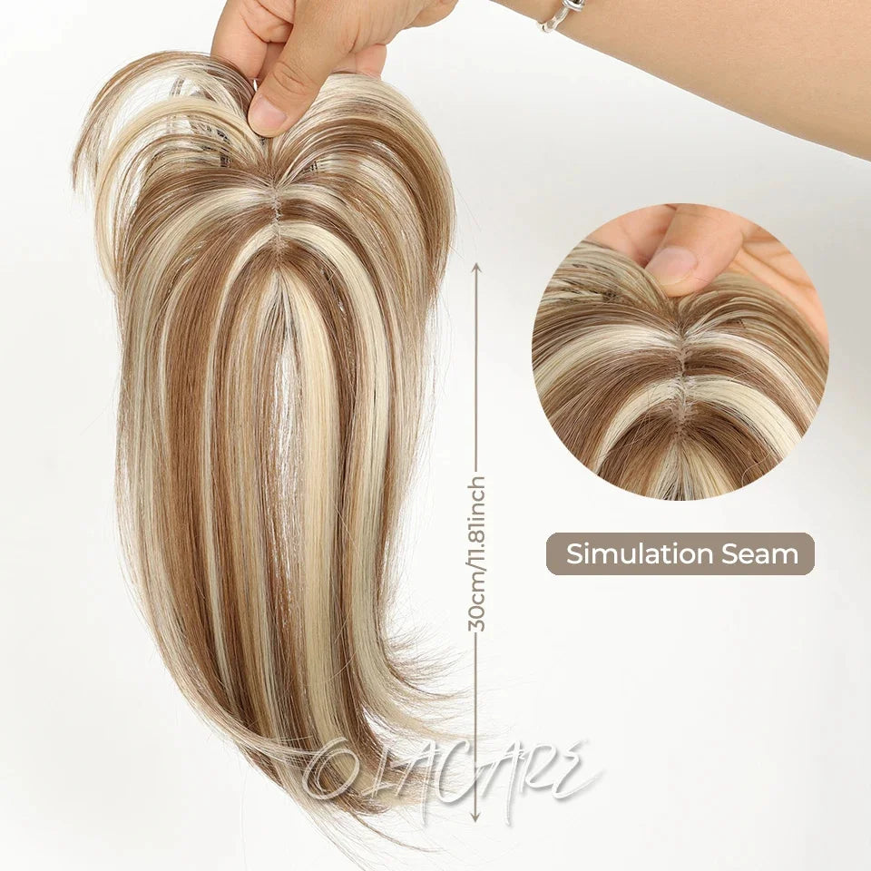 Clip-In Middle Part Fringe Hair Extension for Instant Volume - 24