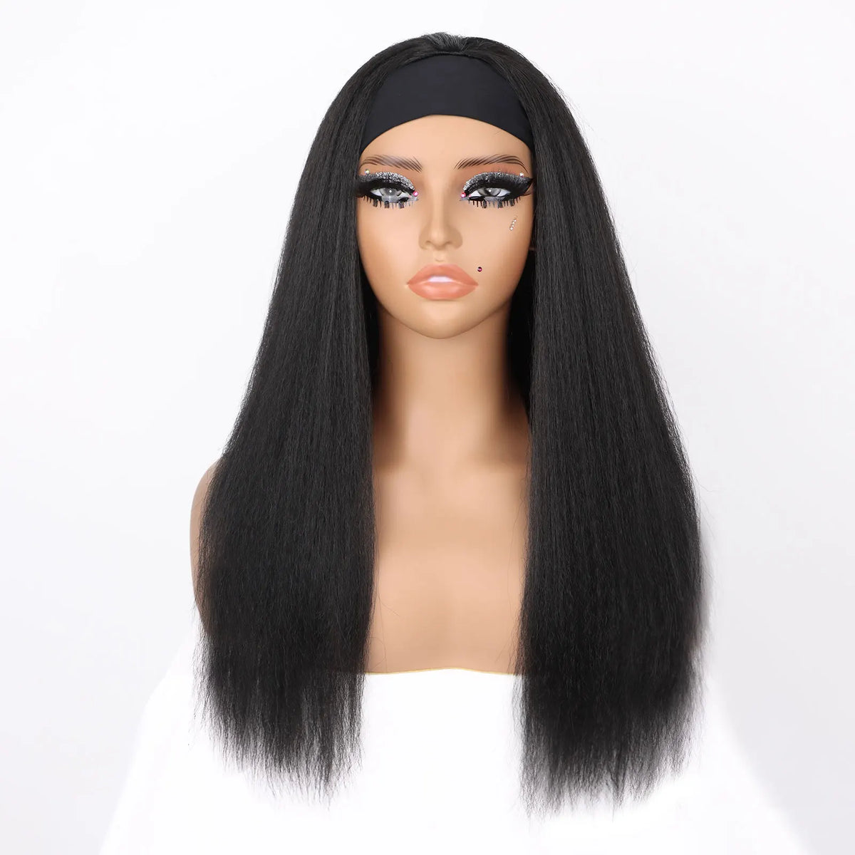 Long Yaki Straight Headband Wig for Easy Daily Styling