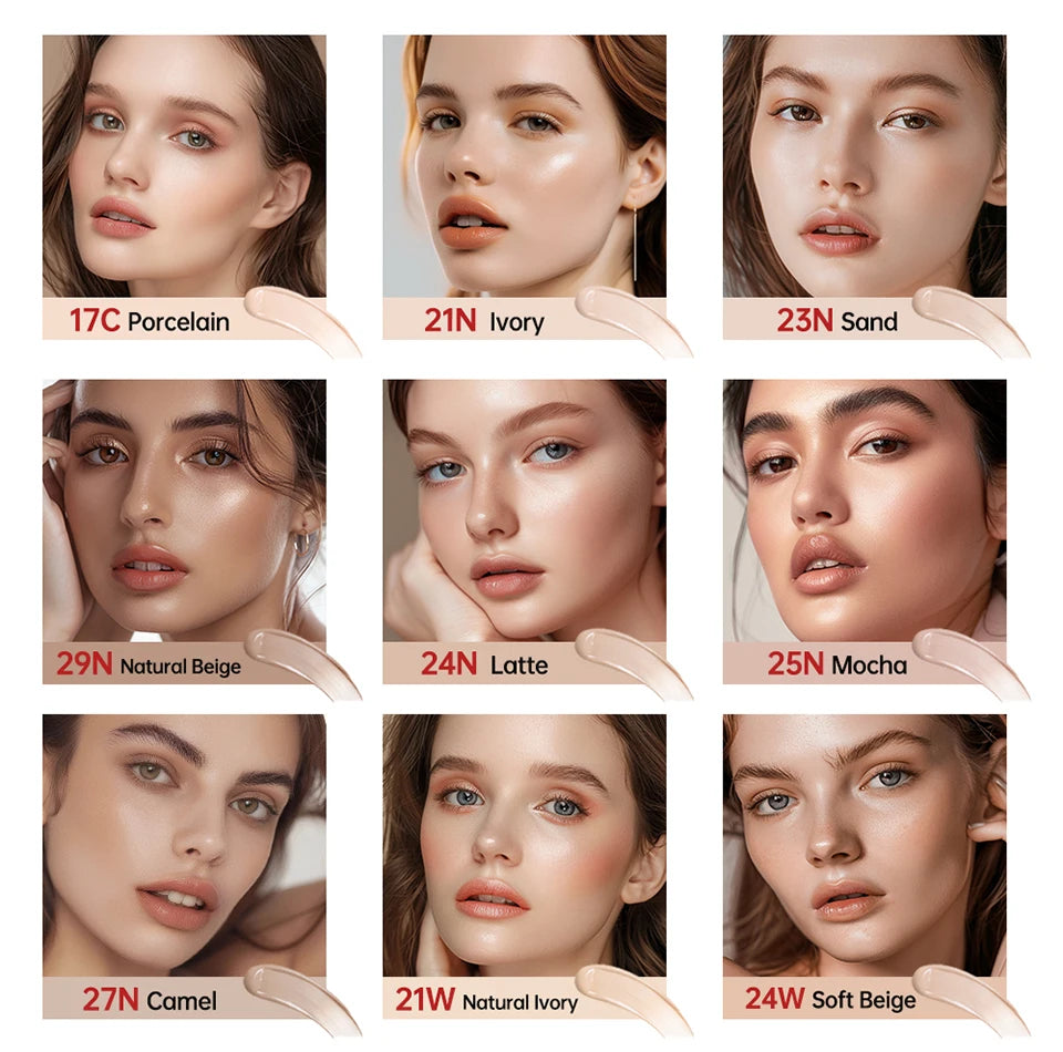 Long-Lasting Waterproof Cushion Foundation Refill for Flawless Skin - 10