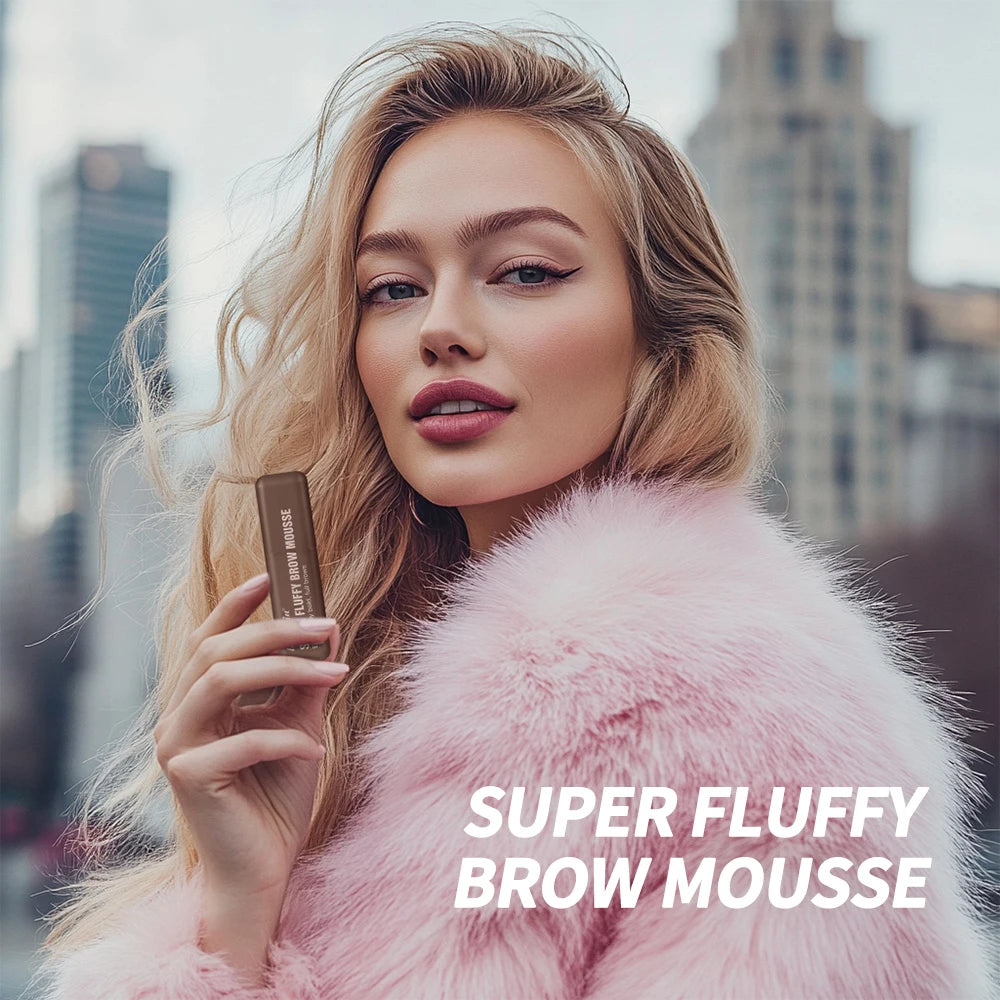 Waterproof Fluffy Brow Mousse for Natural and Volumized Eyebrows - 6