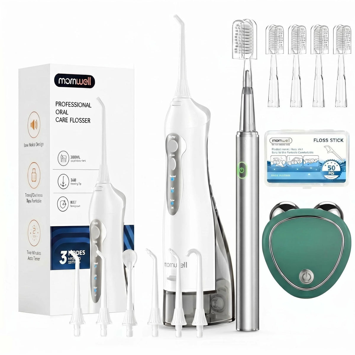 Portable Water Flosser and Electric Toothbrush Dental Care Set