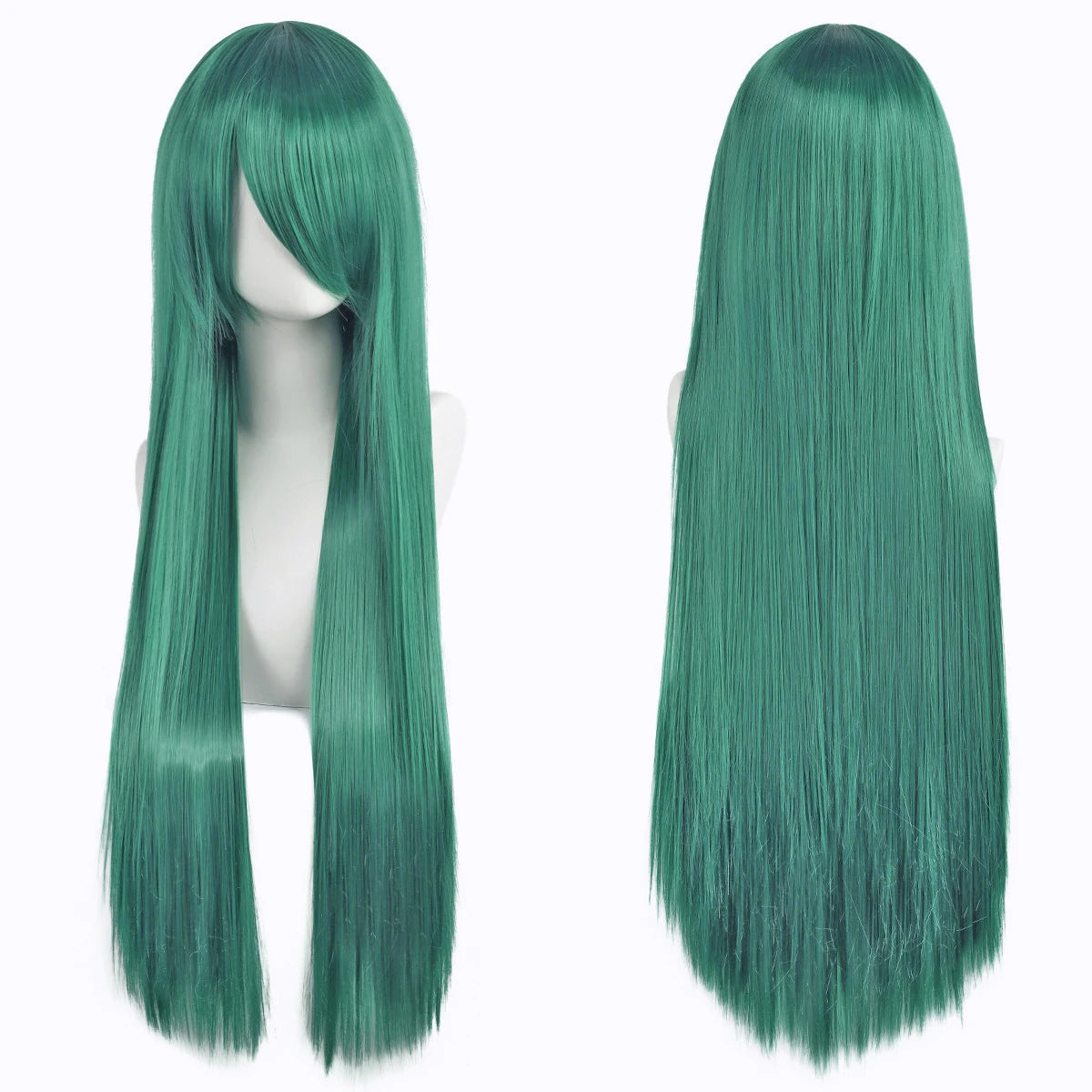 Long Straight Synthetic Cosplay Wig with Bangs
