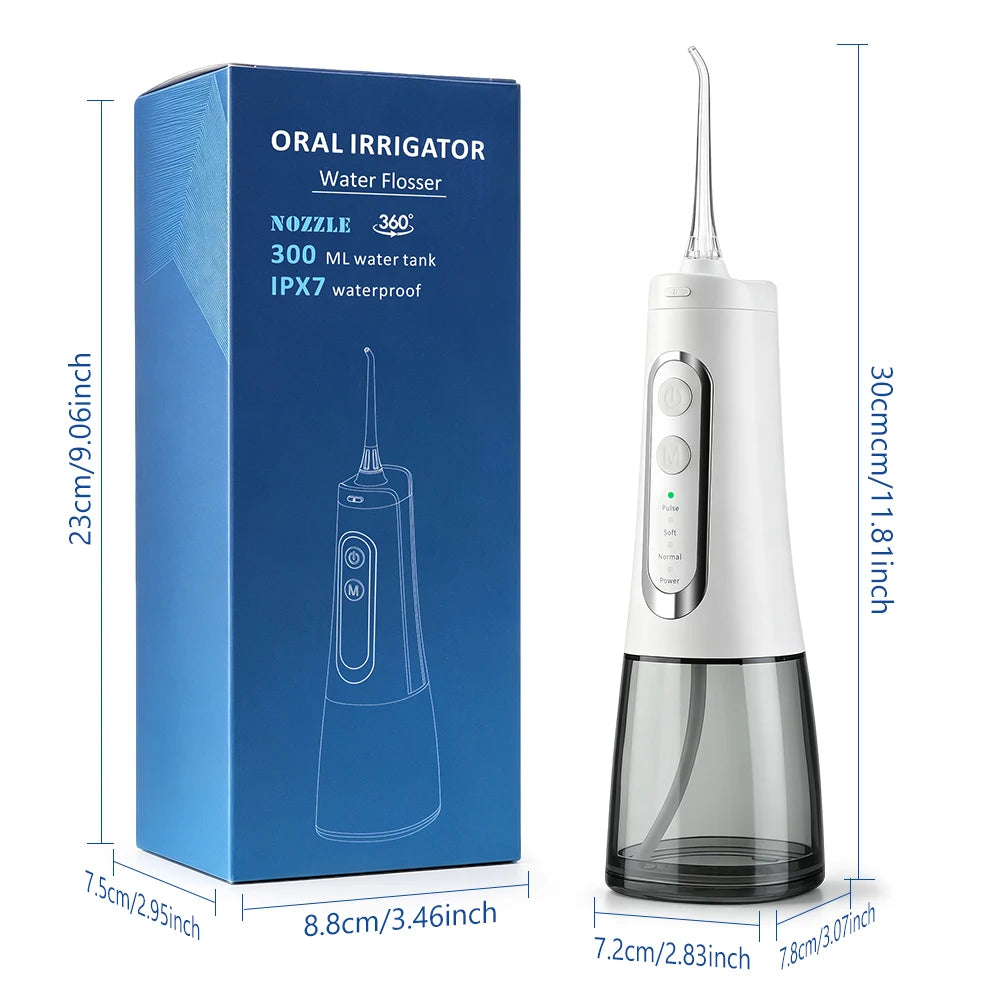 Portable Rechargeable Water Flosser for Deep Teeth and Gum Cleaning - 15
