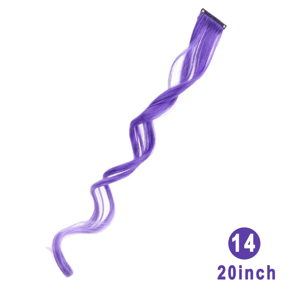 22 Inch Wavy Clip-In Hair Extensions for Daily Style and Parties