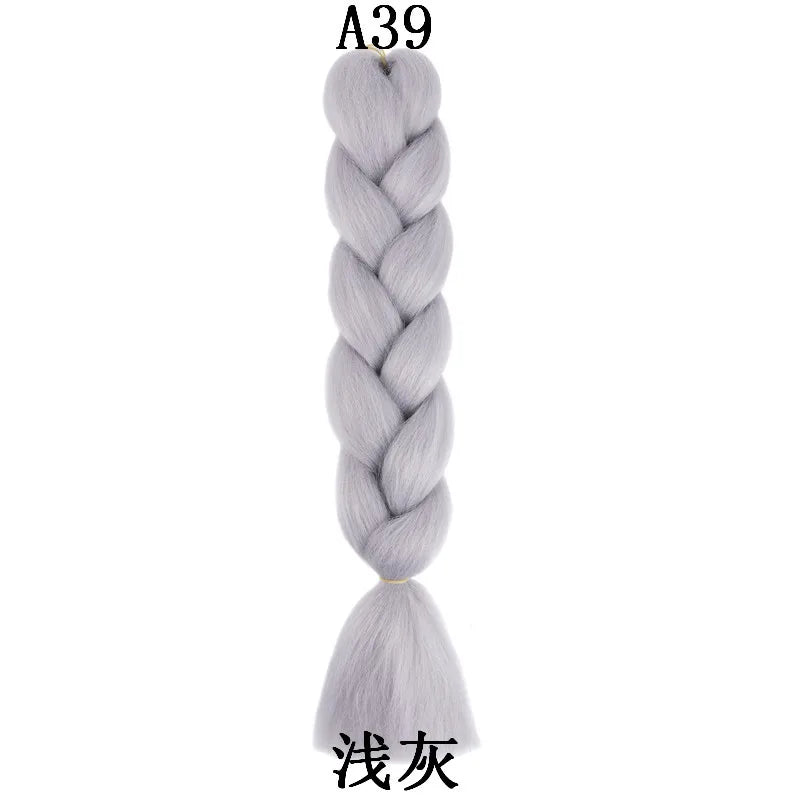 24-Inch Synthetic Jumbo Braiding Hair Extensions - 25