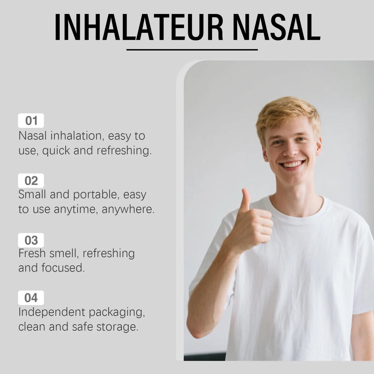 Refreshing Energy Nasal Inhaler Stick for Daily Focus and Vitality