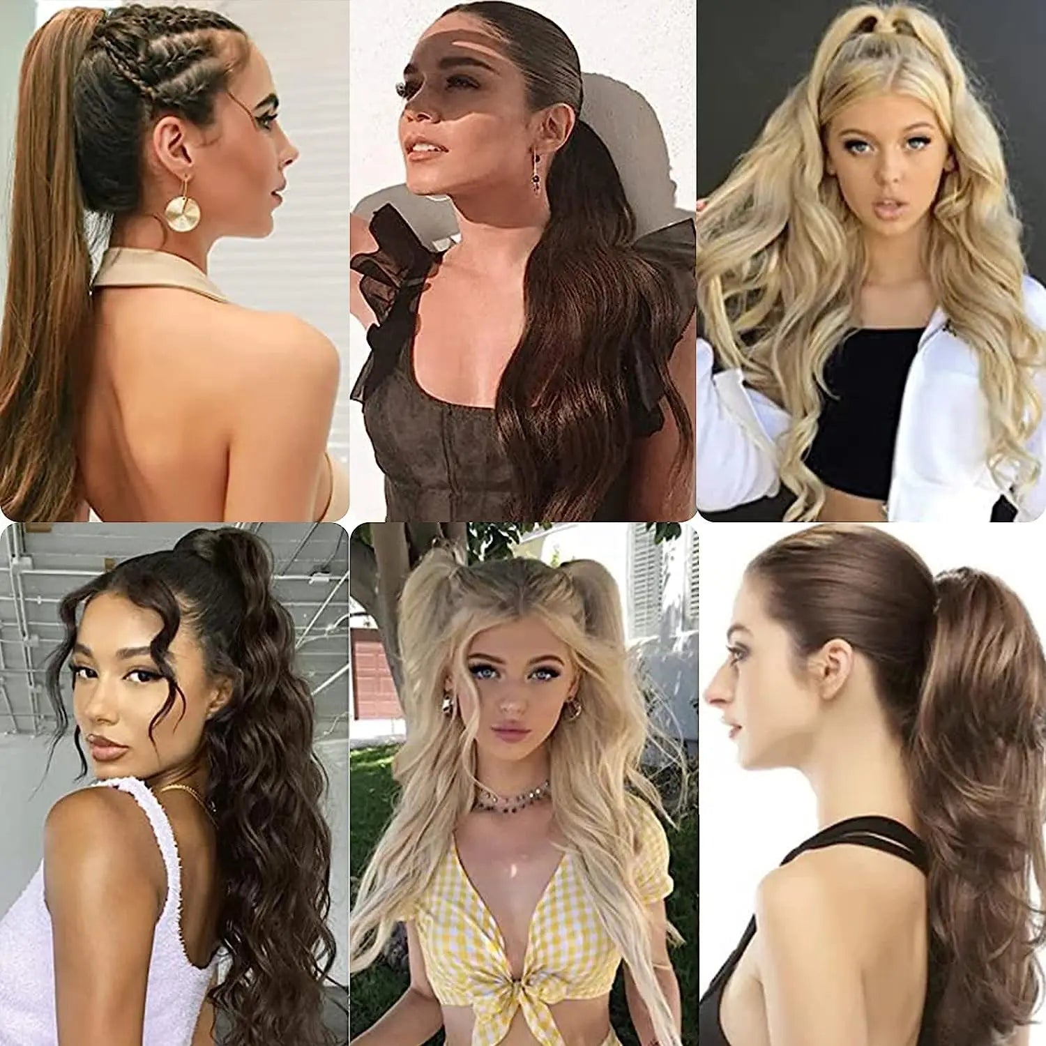 Wavy Wrap Around Ponytail Extension - 5