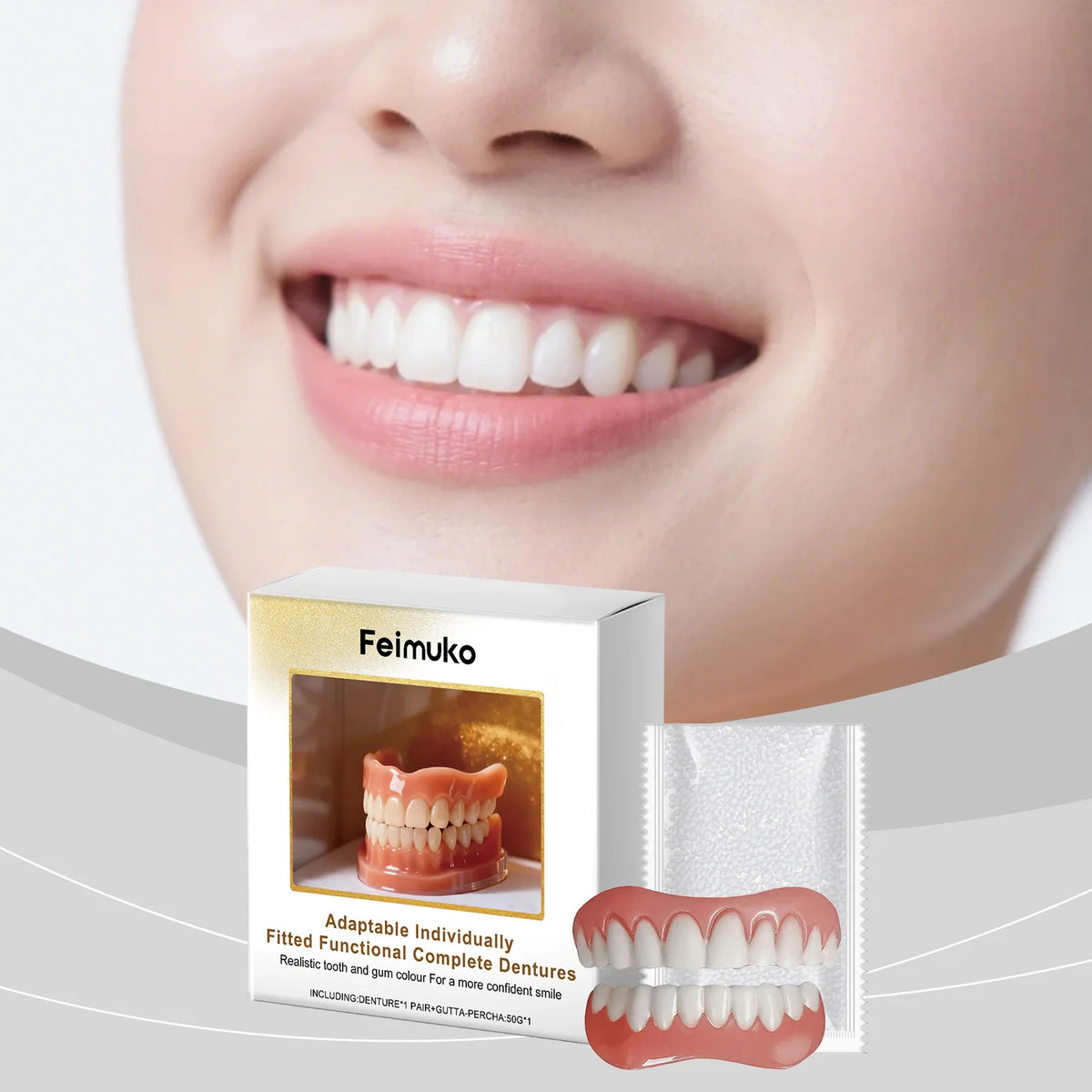 Custom Fit Cosmetic Dentures for a Confident Natural Smile