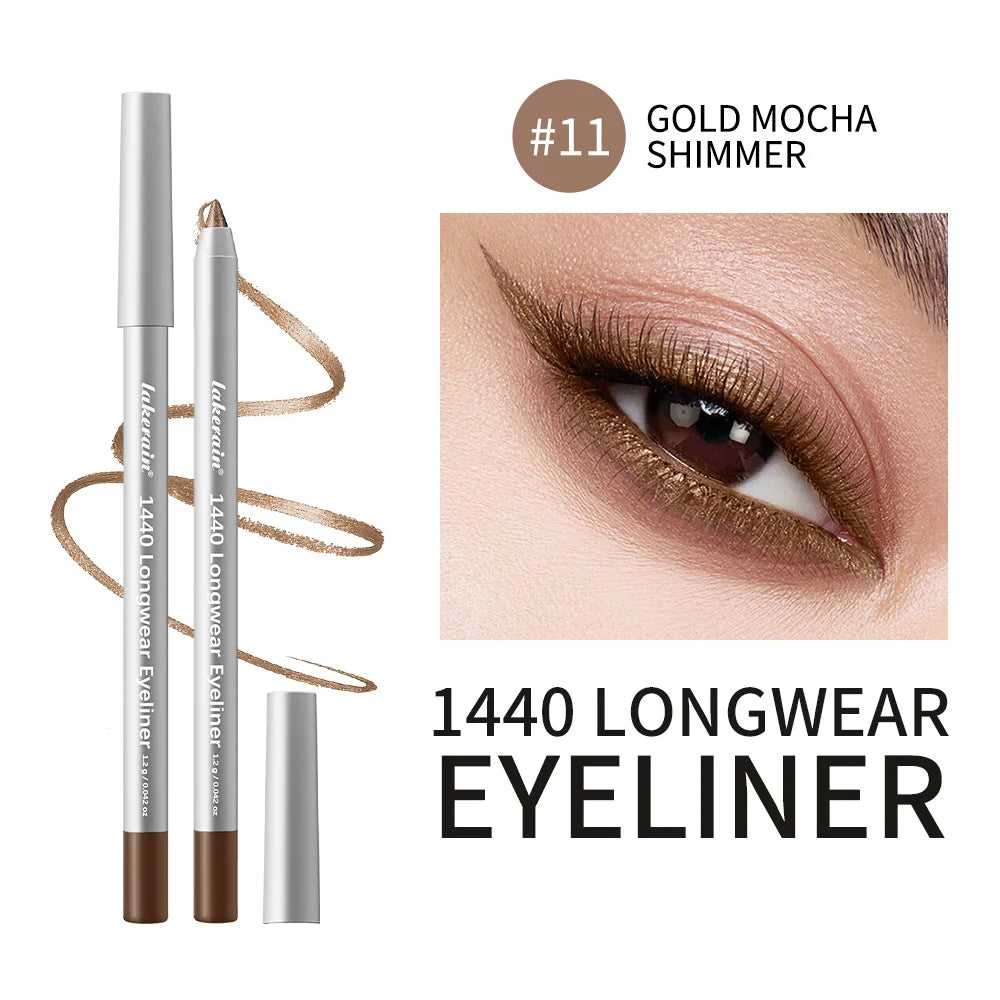 Waterproof Long-Lasting Eyeliner Pencil for Precise Smokey Eye Makeup - 32