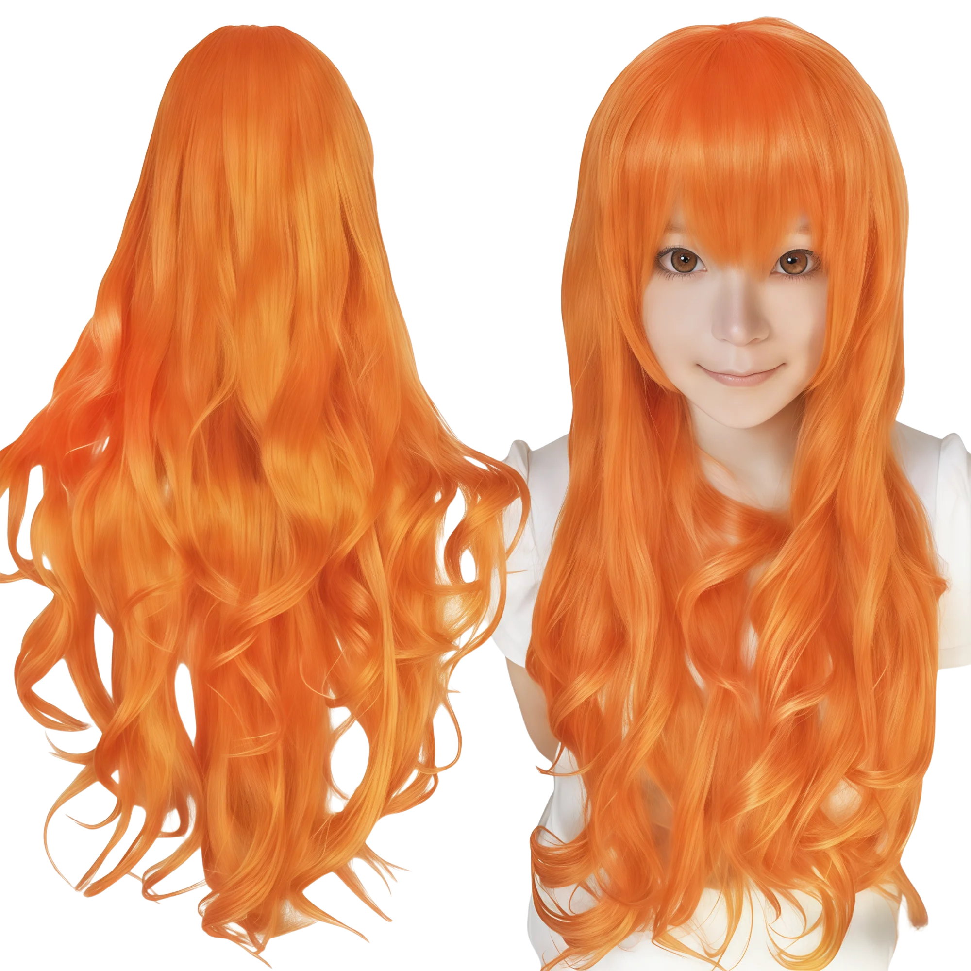 Long Wavy Synthetic Cosplay Wig for Women Anime Costume - 2