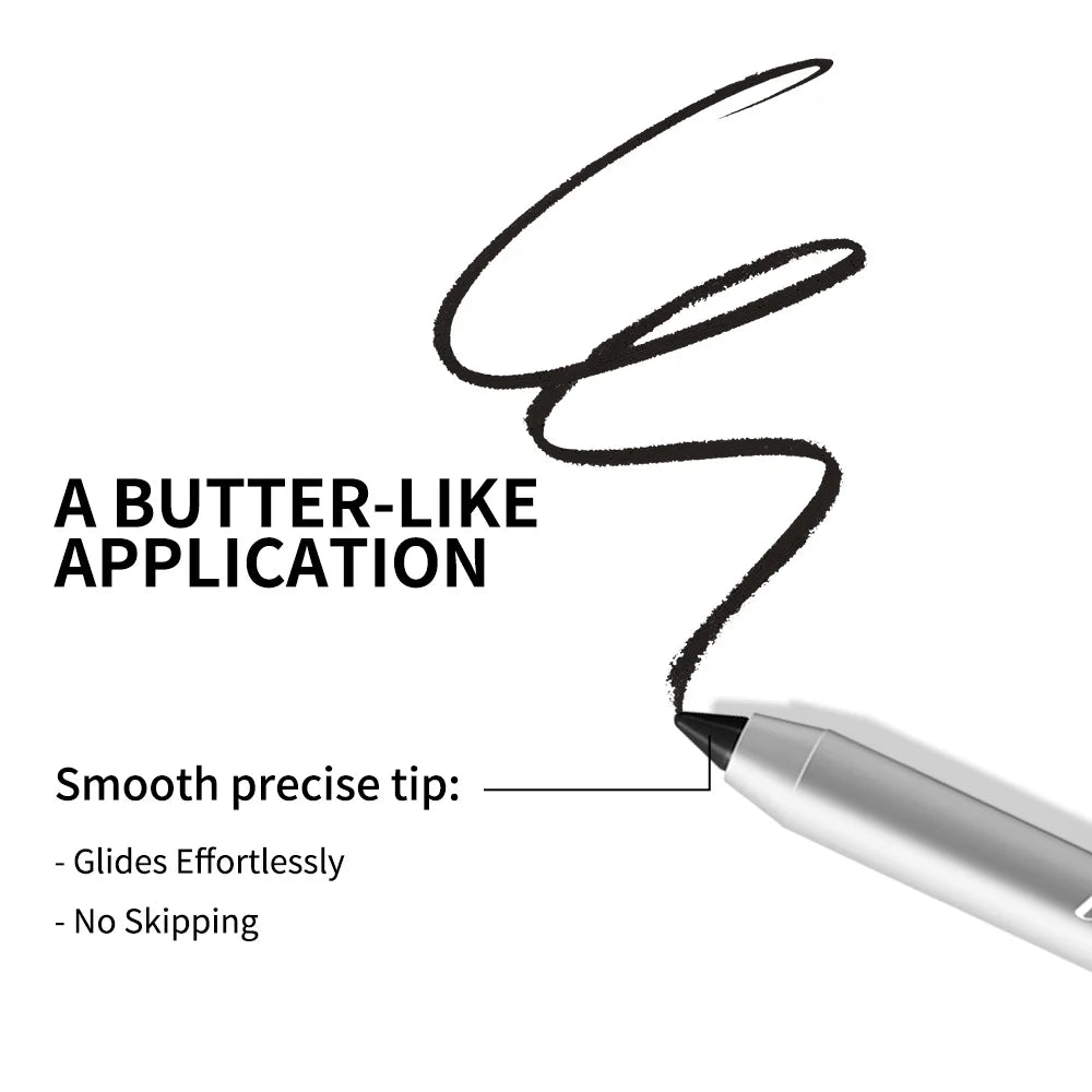 Waterproof Long-Lasting Eyeliner Pencil for Precise Smokey Eye Makeup - 6