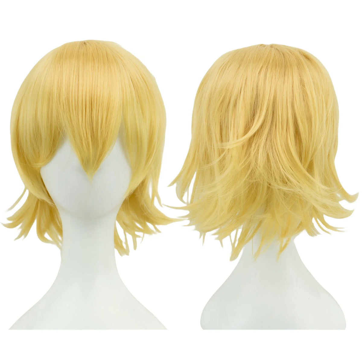 Short Bob Cosplay Wig with Bangs for Costume Parties and Daily Wear