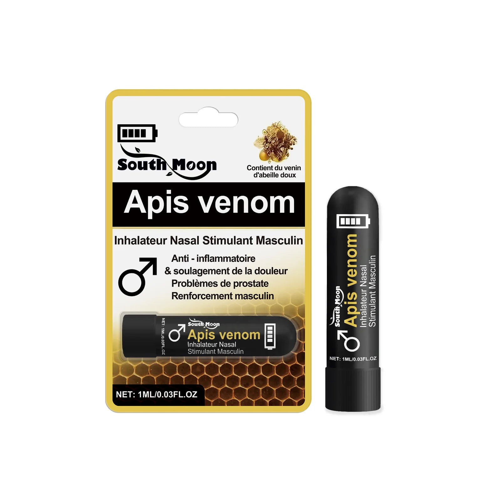 Apis Venom Nasal Inhaler for Men Daily Vitality and Support - 12
