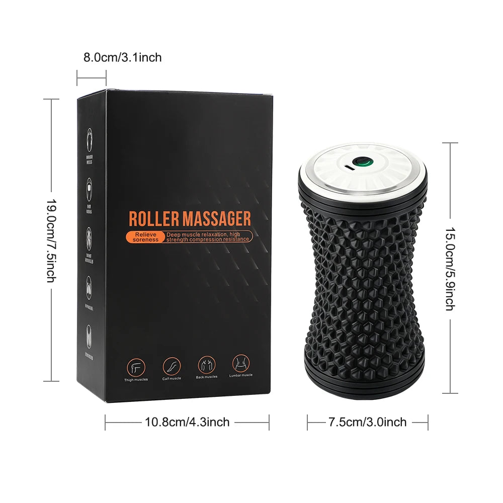 Electric Vibrating Massage Roller for Deep Muscle Recovery and Relief - 14