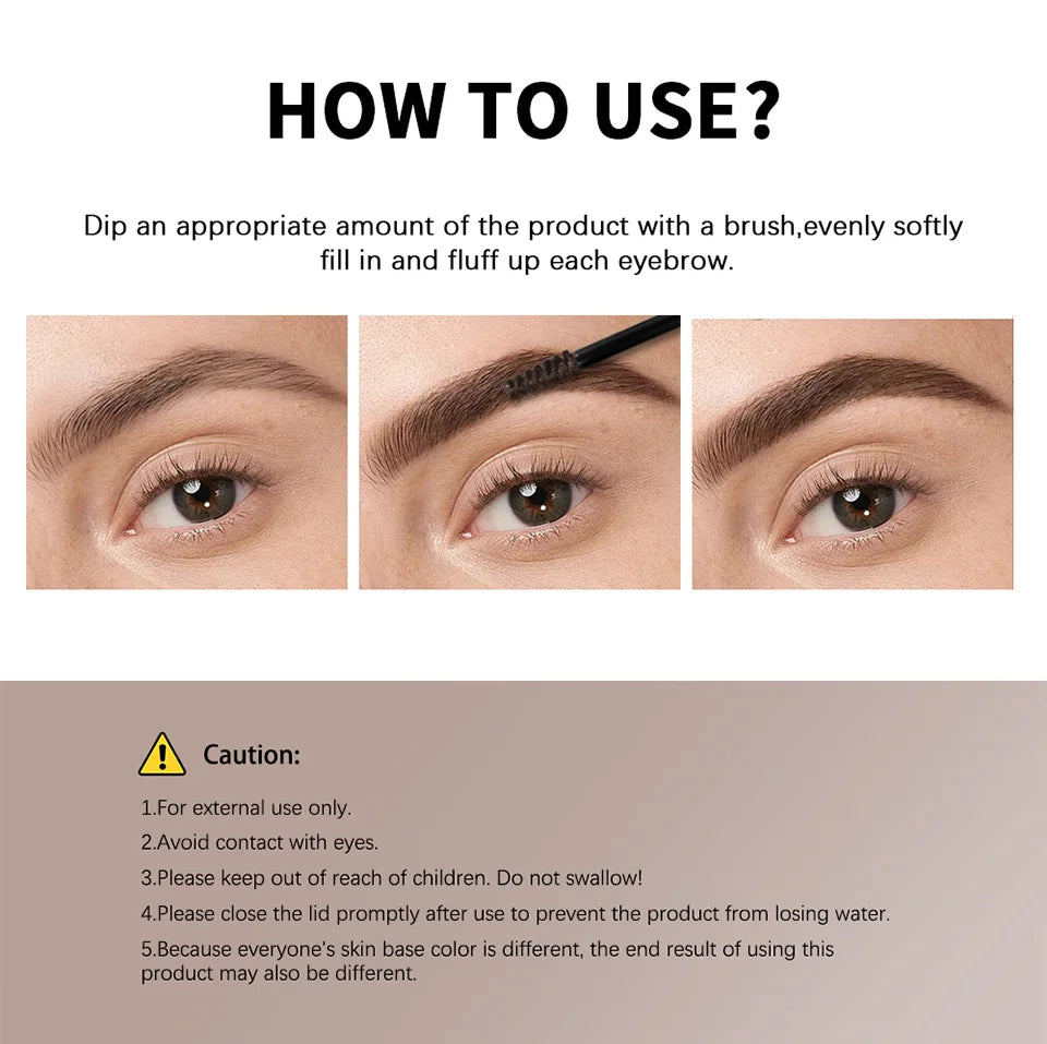Waterproof Fluffy Brow Mousse for Natural and Volumized Eyebrows - 13