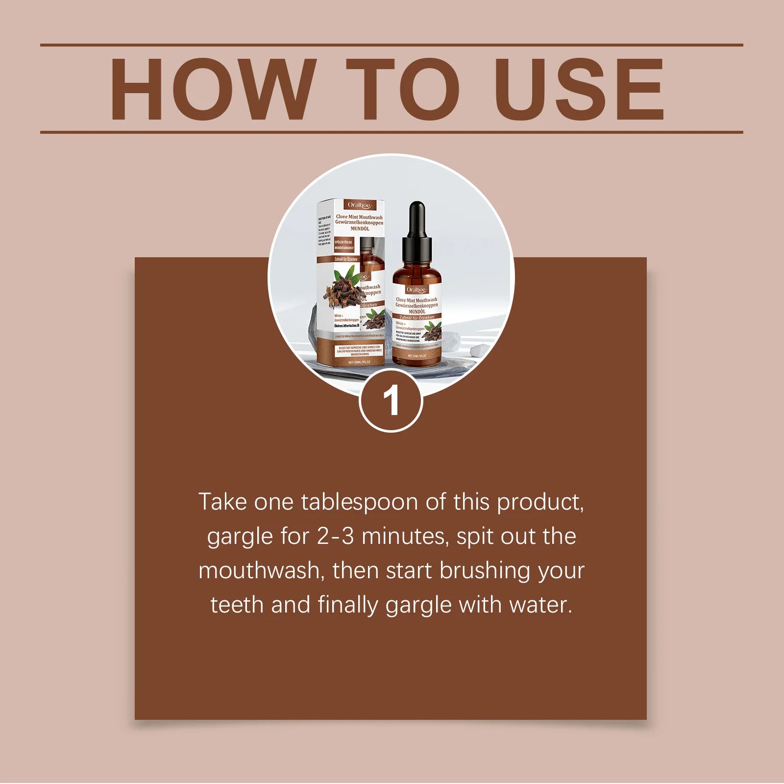 Clove Mint Mouthwash for Teeth Whitening and Fresh Breath - 21