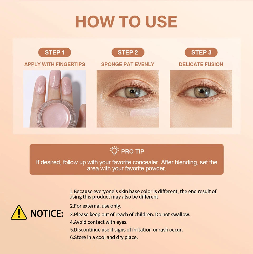 Full Coverage Under-Eye Brightening Concealer for Dark Circles - 13