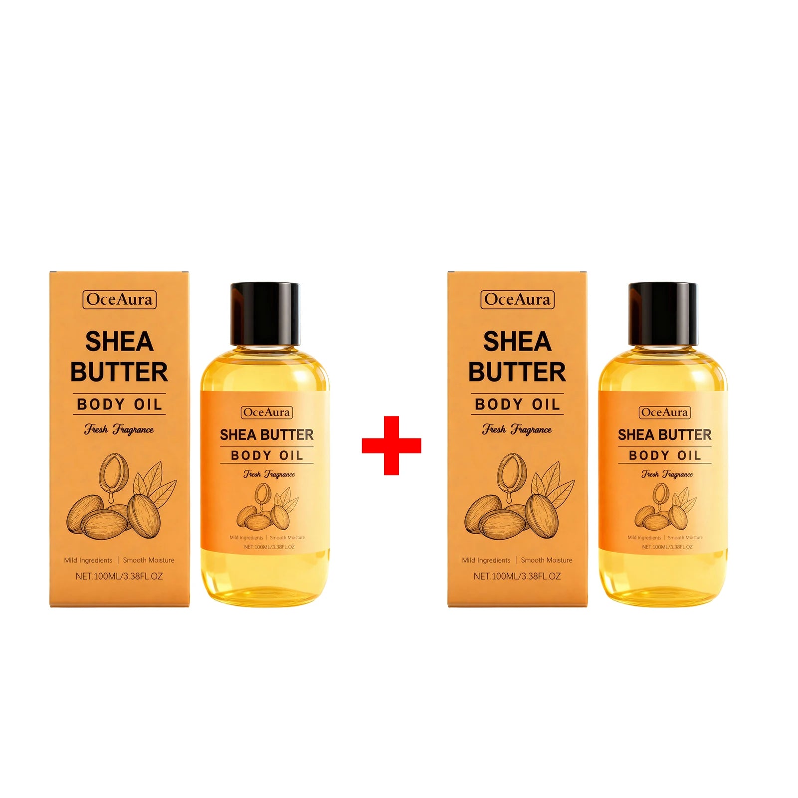 Shea Butter Nourishing Body Oil for Dry Skin Hydration - 21