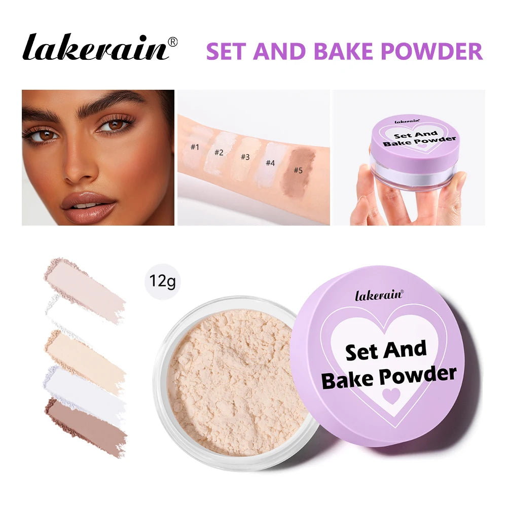 Matte Finish Loose Setting Powder for Long Lasting Oil Control - 1