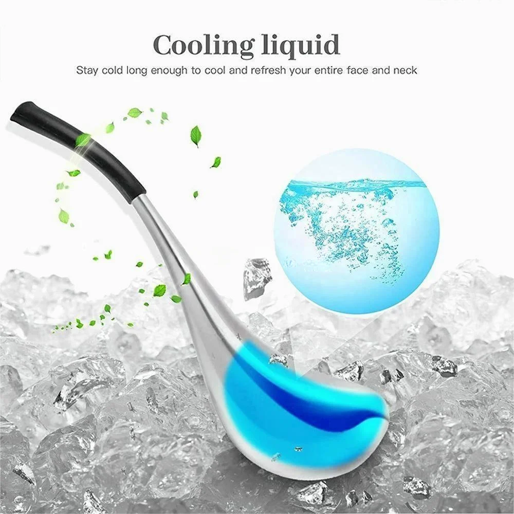 Stainless Steel Cooling Facial Globes for Puffy Eyes and Pore Tightening