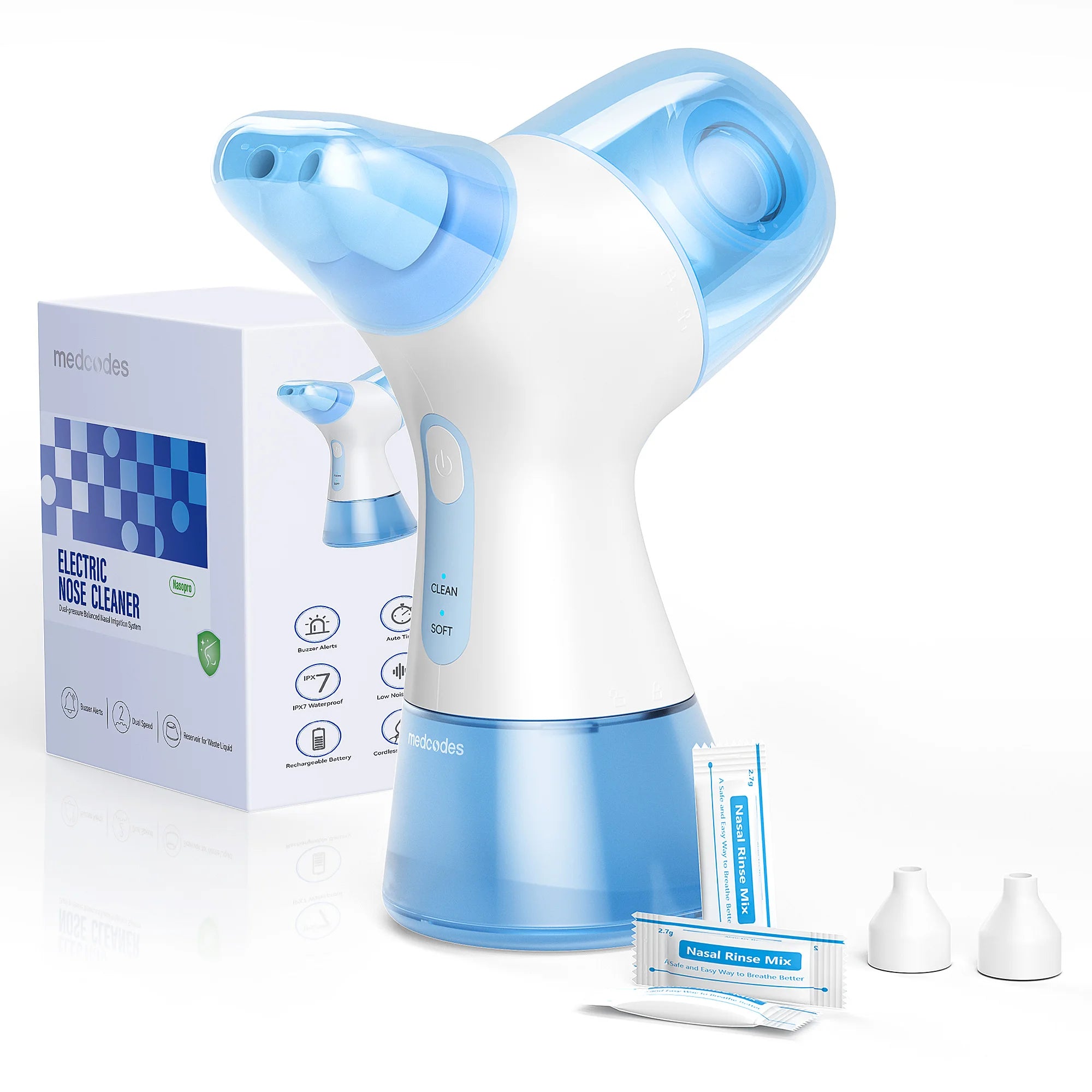 Electric Nasal Irrigation System for Sinus Congestion and Allergy Relief - 8